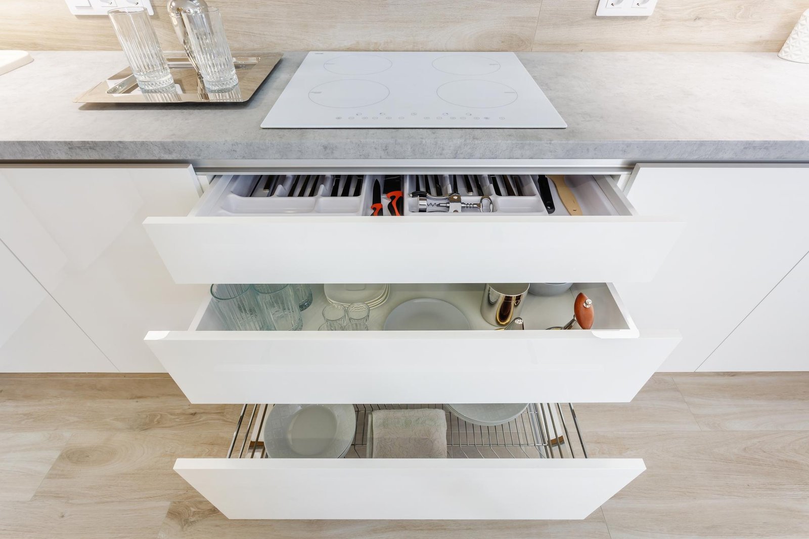 Greeploze keukenlades